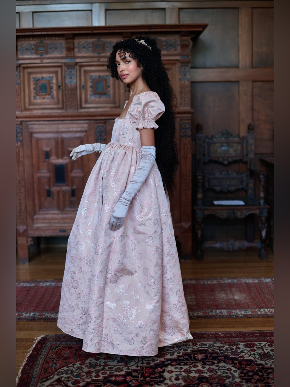 Selkie x Bridgerton Edwina Love Story Dress XS - Picture 2 of 8